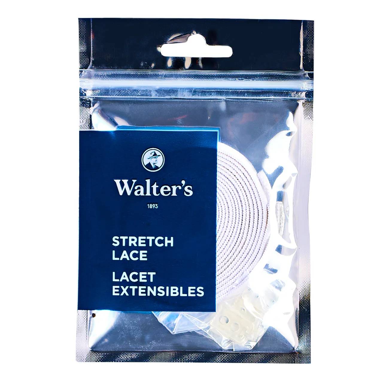 Walter's Shoe Care Stretch Laces/Never Tie 1 Pack