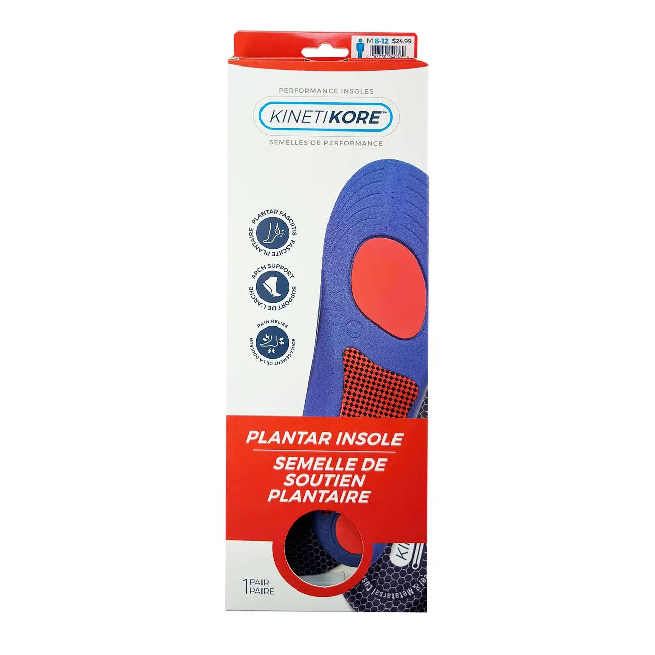 Walter's Shoe Care Women's Plantar Insoles