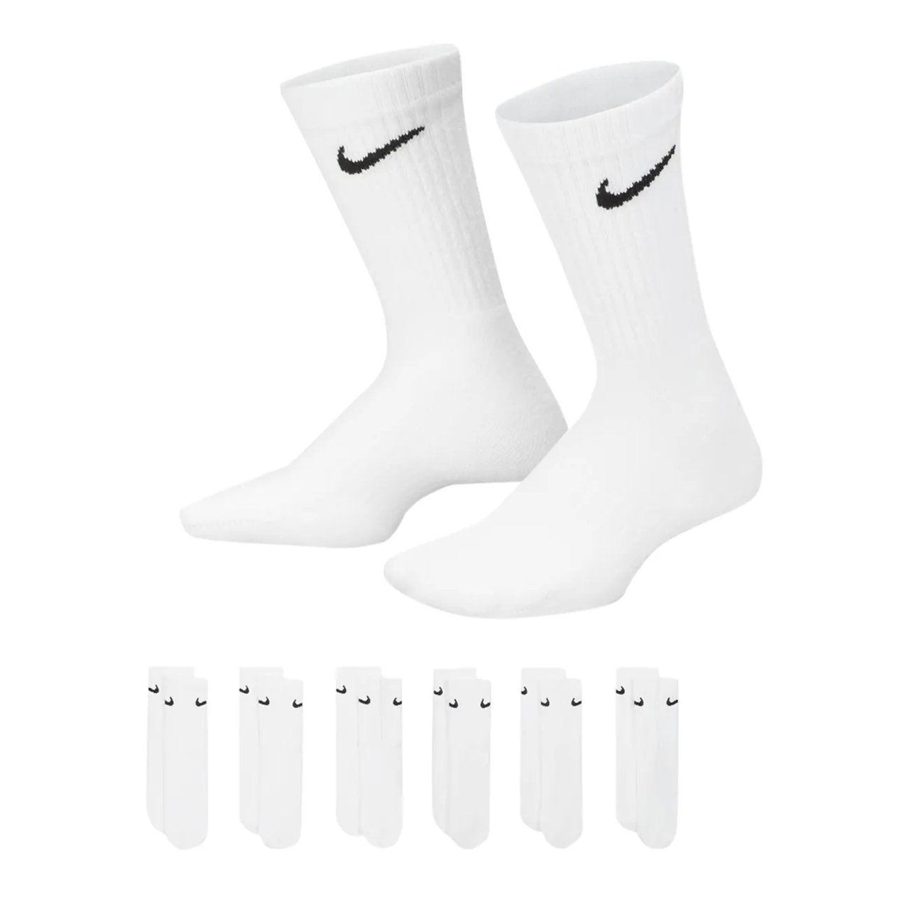 Boy's Everyday 6 Pack Crew Socks