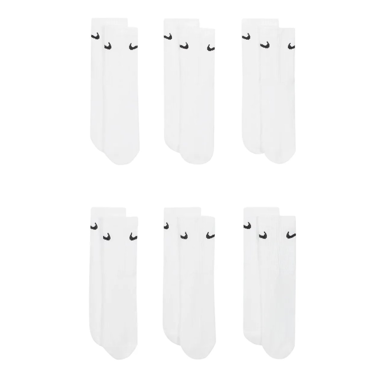 Boy's Everyday 6 Pack Crew Socks