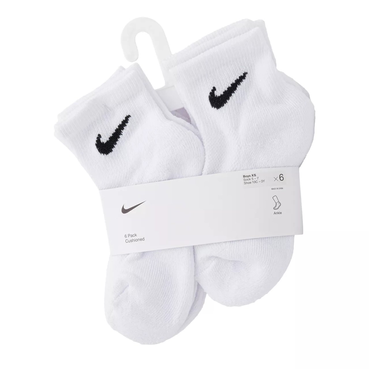 Kids' 6-Pack Mesh & Cushioned Ankle Socks