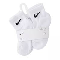 Kids' 6-Pack Mesh & Cushioned Ankle Socks White view