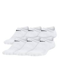 Kids' Performance 6-Pack Cushioned No-Show Socks WHITE view