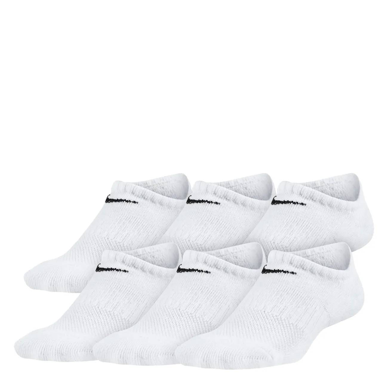 Nike Kids' Performance 6-Pack Cushioned No-Show Socks