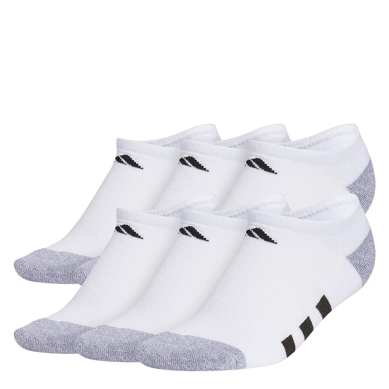 adidas Kids' 6-Pack Cushioned No Show Socks