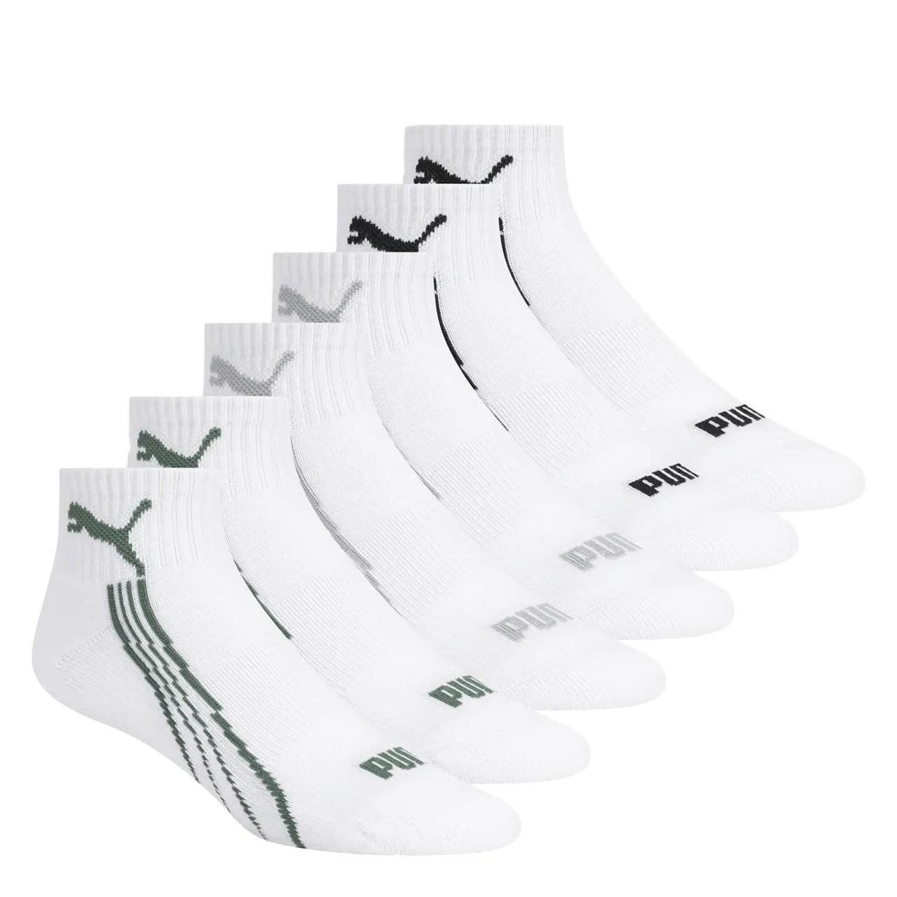Boys' 6 Pack Training Crew Sock
