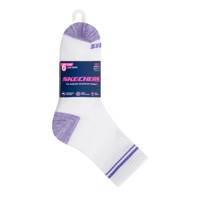 Girls' 6-Pack Low Crew Socks WHITE/MULTI view