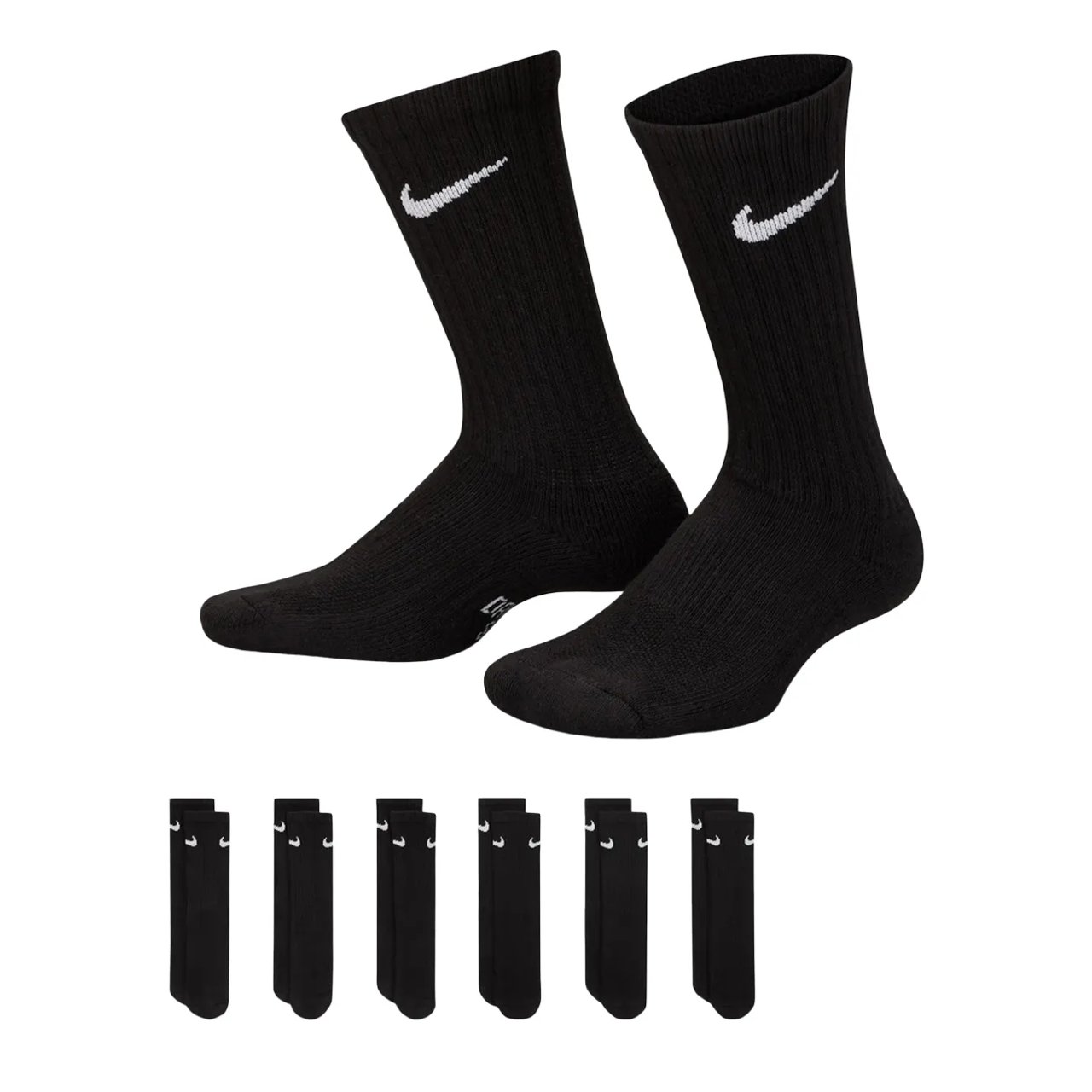 Boy's Everyday 6 Pack Crew Socks