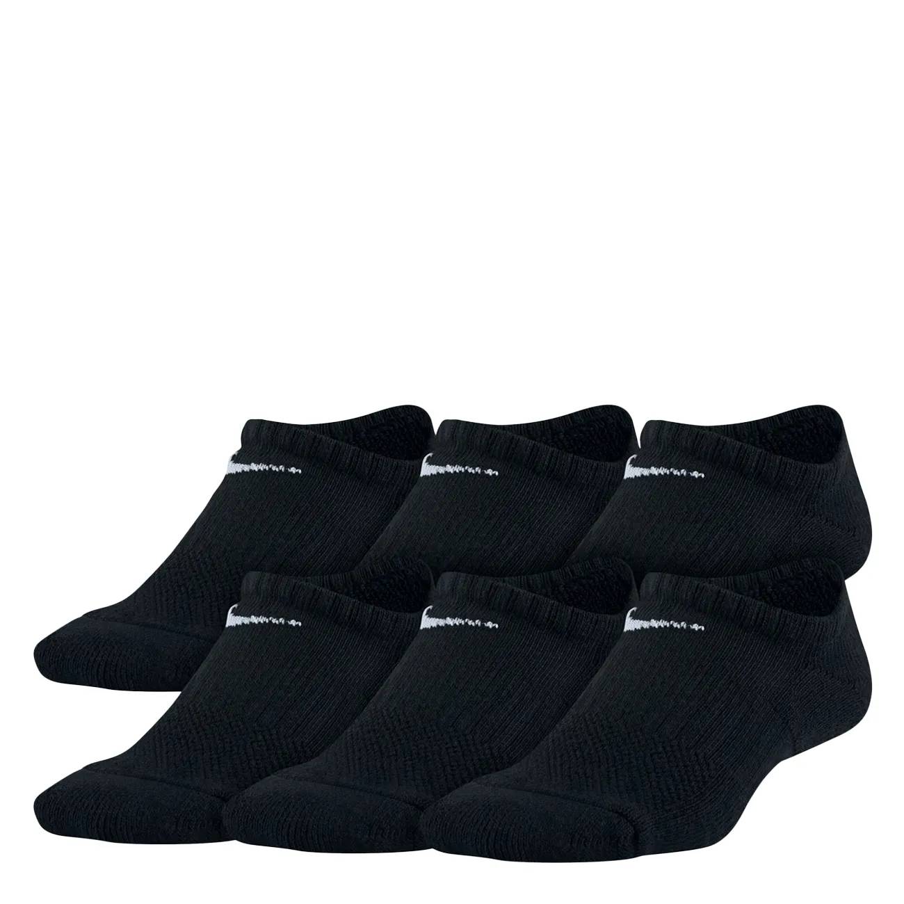 Nike Kids' Performance 6-Pack Cushioned No-Show Socks