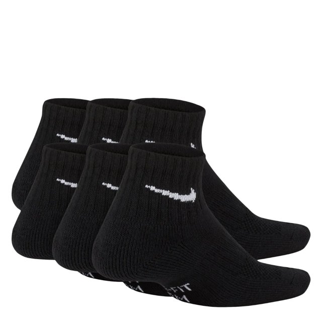 Nike Kids' 6 Pack Everyday Quarter Socks