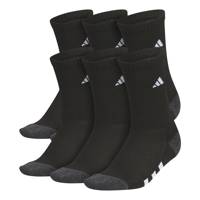 Boys' Cushioned 6-Pack Crew Socks BLACK/ONIX/WHITE view