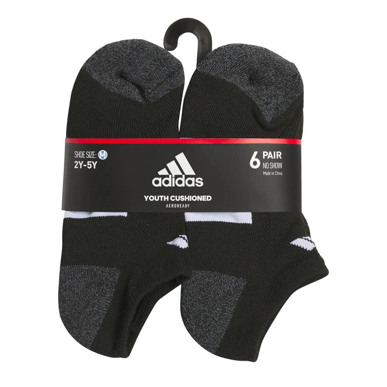 adidas Men's Athletic Cushioned No Show Socks - 6 Pack