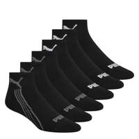 Boys' 6 Pack Training Crew Sock BLACK view