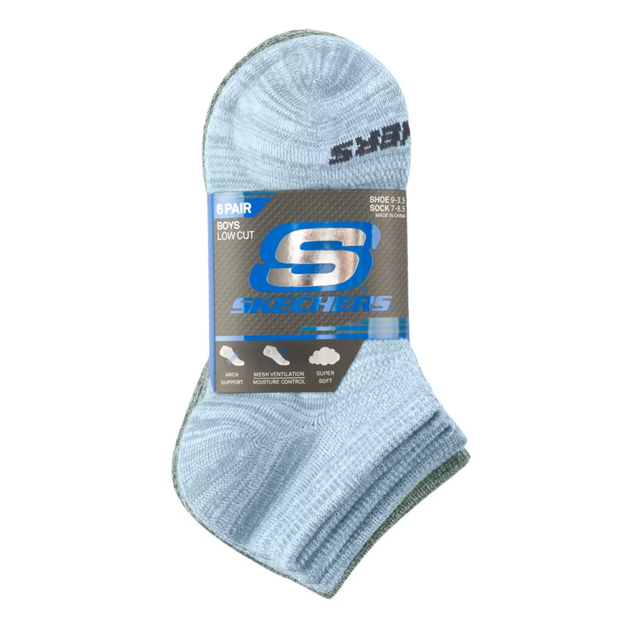 Boys' 6-pack Super Soft Low Cut Socks