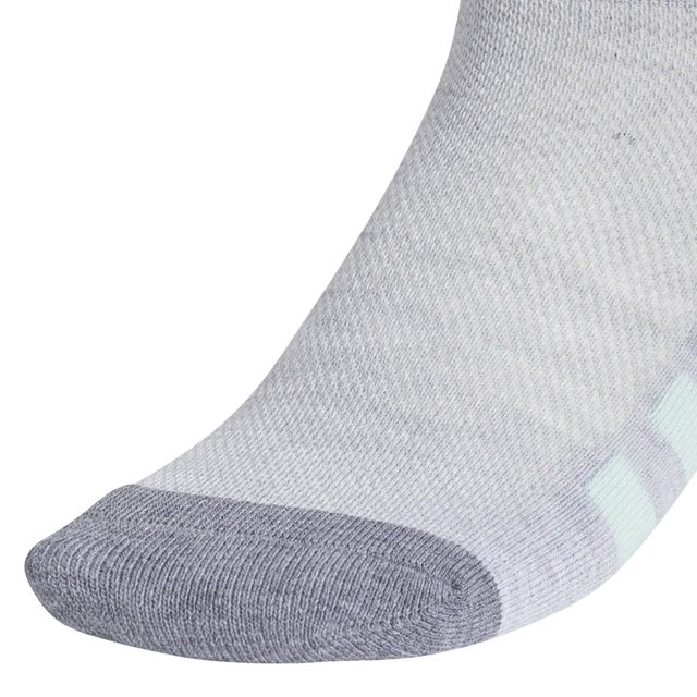 Girl's Cushioned 6PK Quarter Length Socks