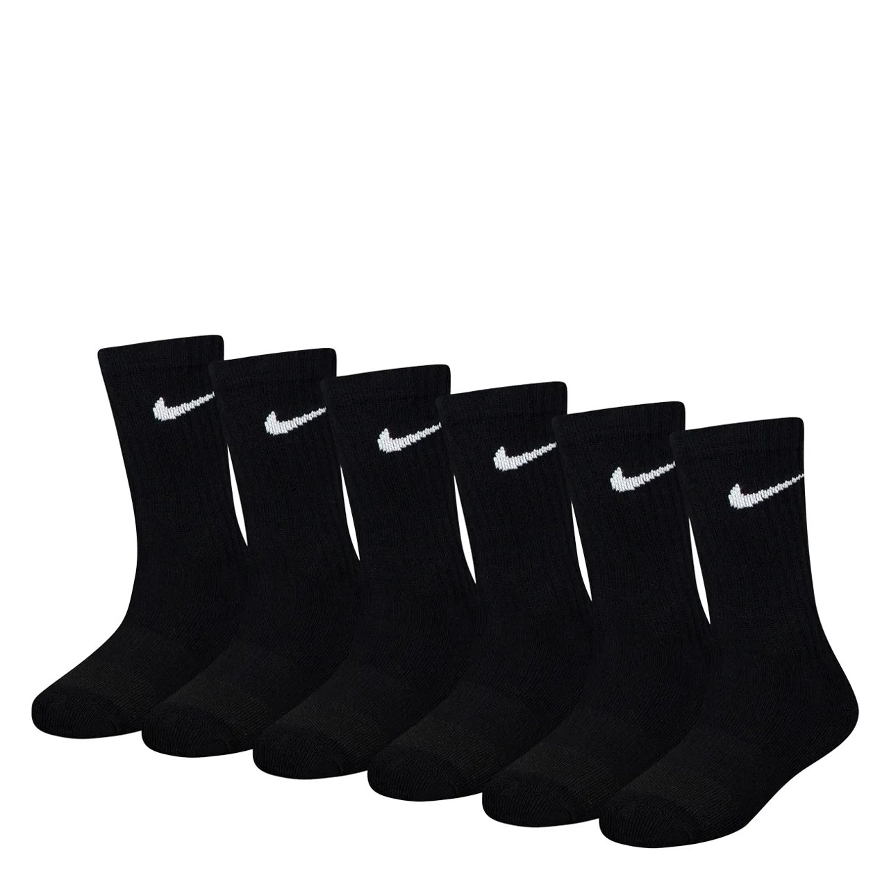 Youth Girl's 6-Pack Crew Socks