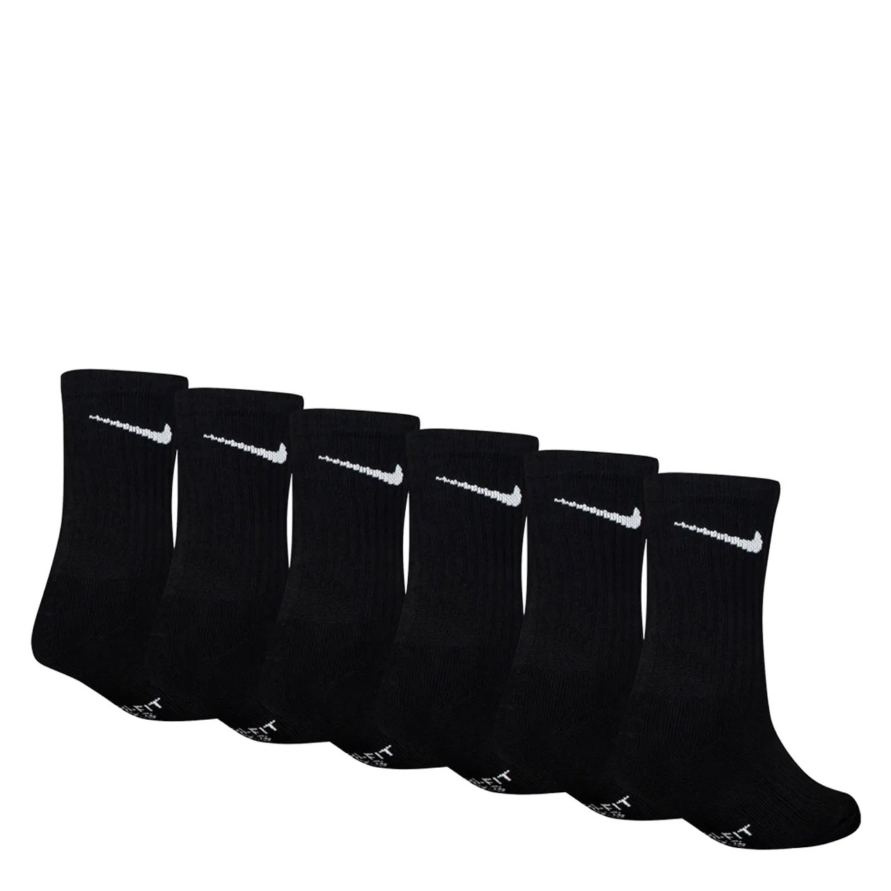 Youth Girl's 6-Pack Crew Socks