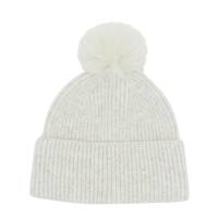 Girl's Beanie Rib-Knit LINEN view