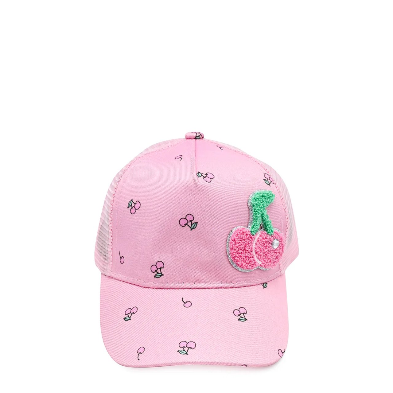 Girls Cherry Cotton Candy Trucker Hat