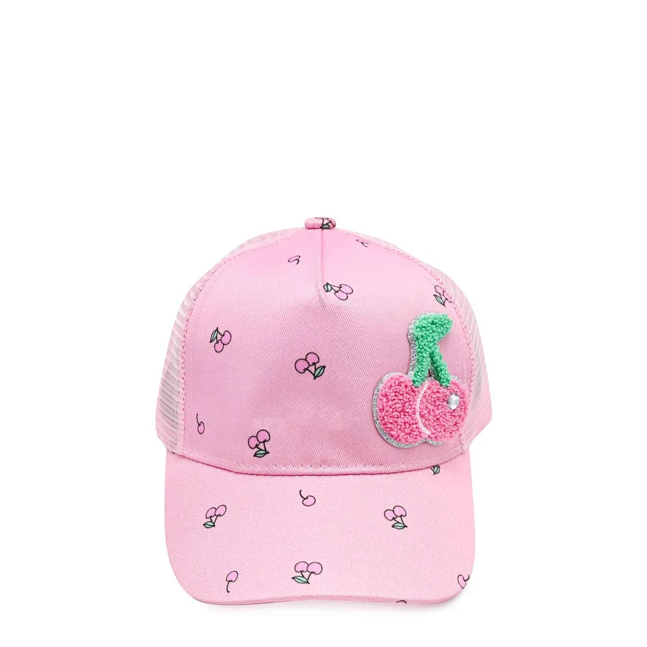 Girls Cherry Cotton Candy Trucker Hat