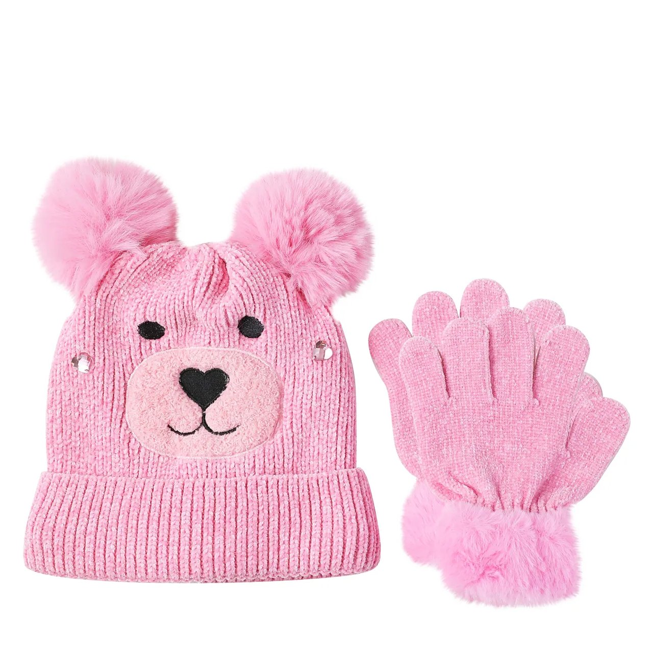 Kids' Winny Hat and Gloves Set