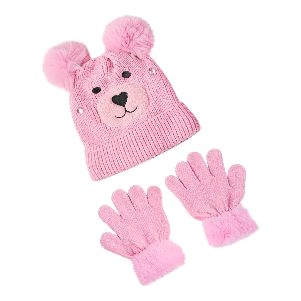 Kids' Winny Hat and Gloves Set