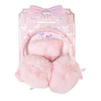 Girls' Butterfly Ear Muff and Gloves Set PINK view