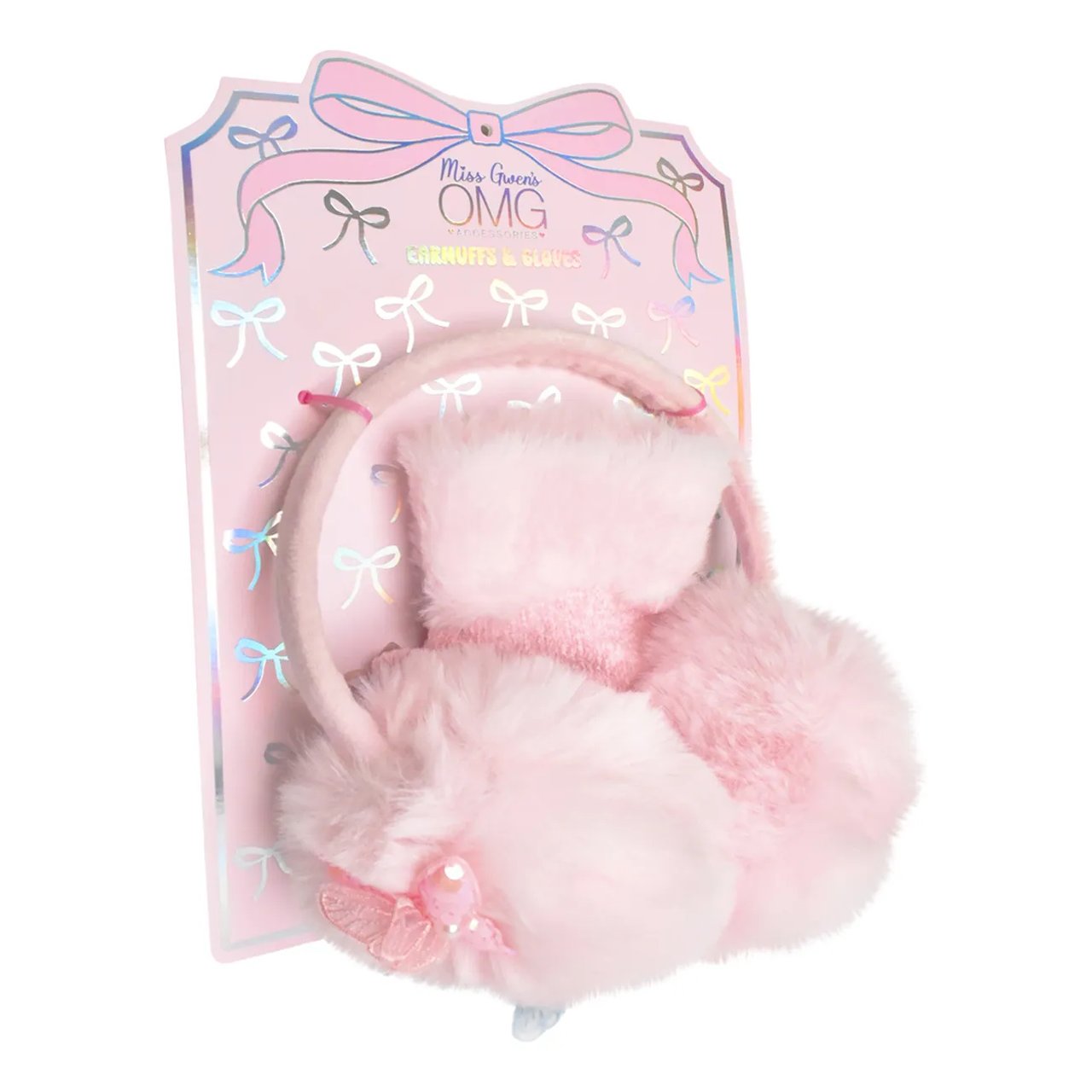 Girls' Butterfly Ear Muff and Gloves Set