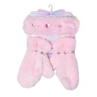 Kids' Ear Muff and Gloves Set PINK view