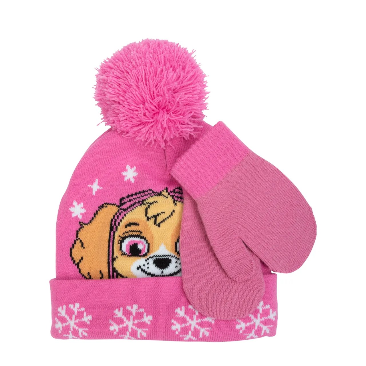 Kids' Paw Patrol Beanie and Mitt Set