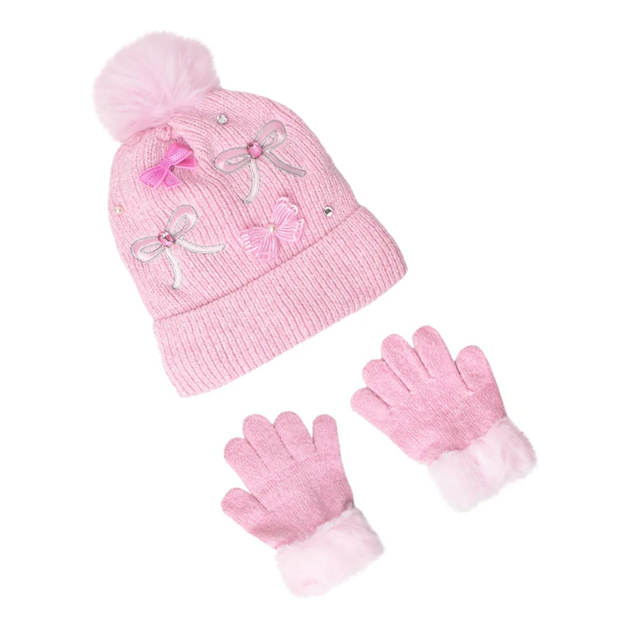 Kids' Hat and Gloves Set