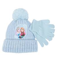 Kids' Frozen Beanie and Glove Set BLUE view