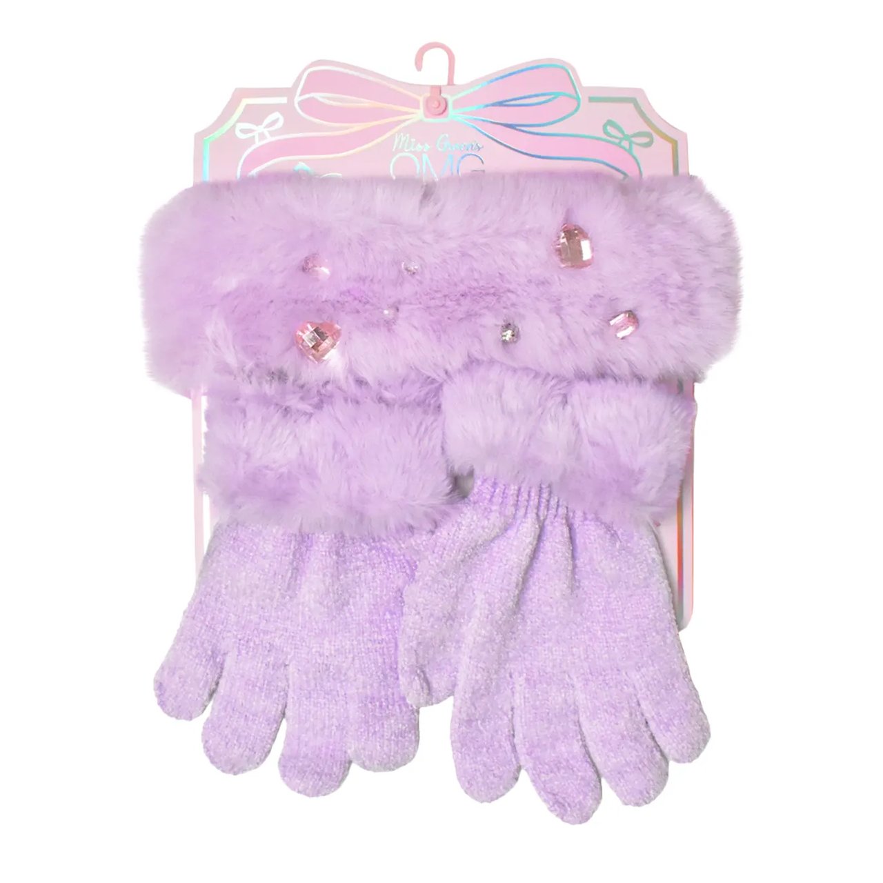 Kids' Heart Head Band and Gloves Set