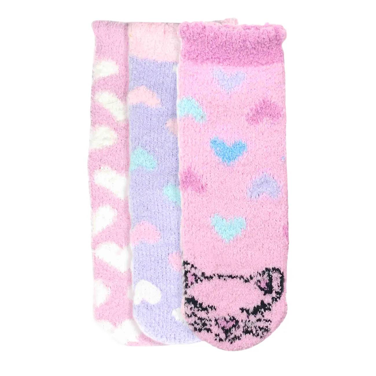 OMG Accessories Infant Girl's Bella Cozy 3-pack Socks