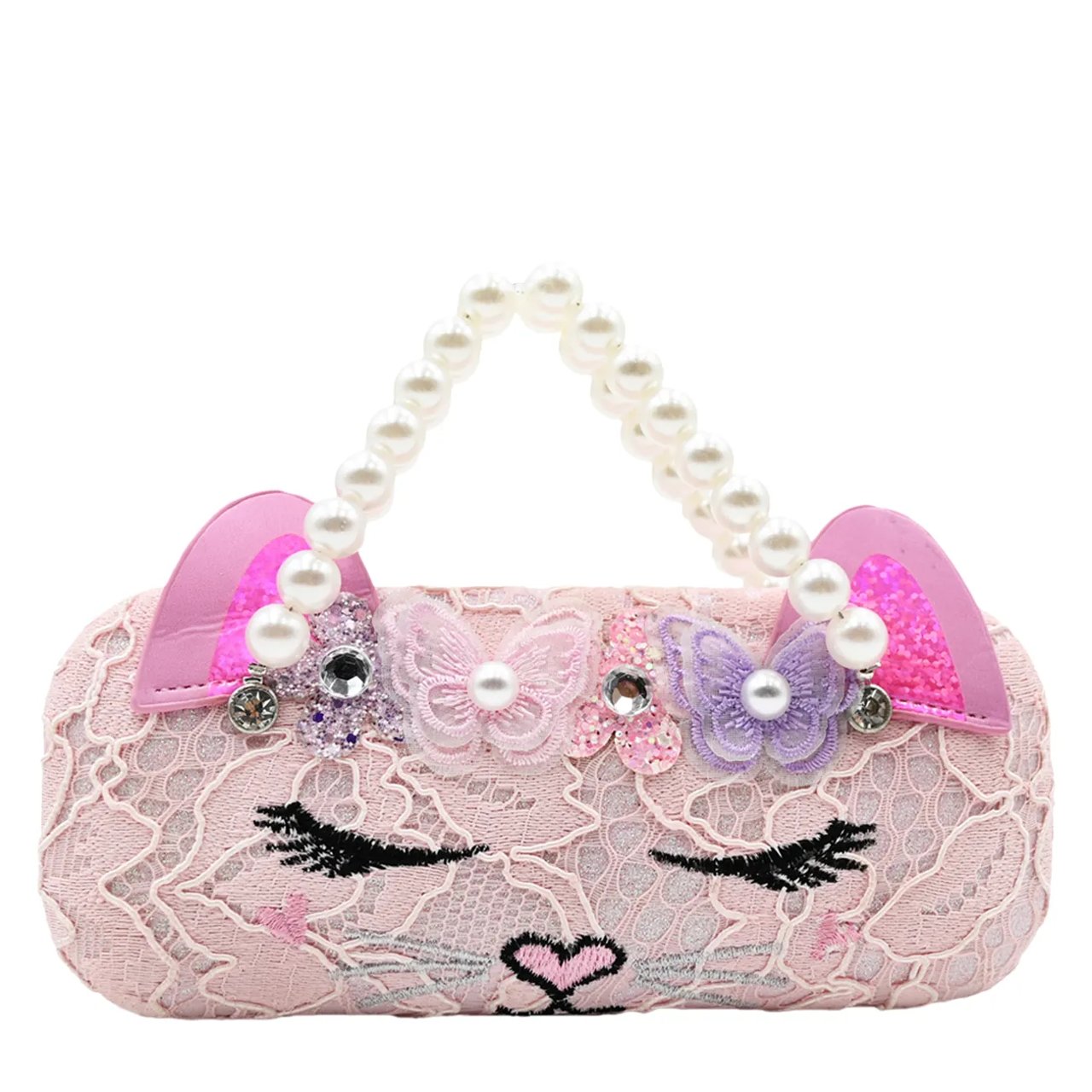 Girl's Bella Butterfly Case And Sunglasses