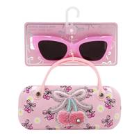 Kids Cherrybow Petal case and Sunglasses PINK view