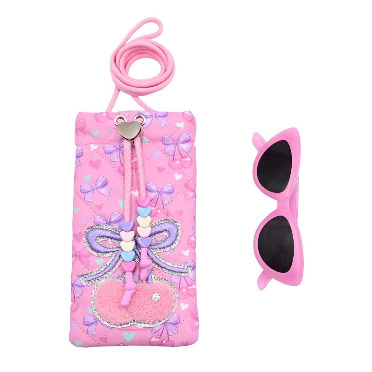 Girls' Cherry Case and Bubblegum Sunglasses