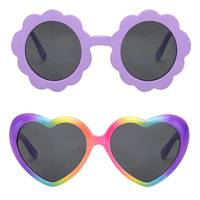 Baby Girl 2pk Sunglasses  Rainbow Multicolor view