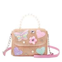Girls' Butterfly Crossbody Handbag NATURAL view