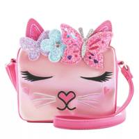 Kids' Bella Butterfly Crown Crossbody Bag FLAMINGO view