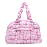 Kids' Bow Print Scrunch Medium Duffle with Chain PETAL FLORAL BOW PRINT SCRUNCH view