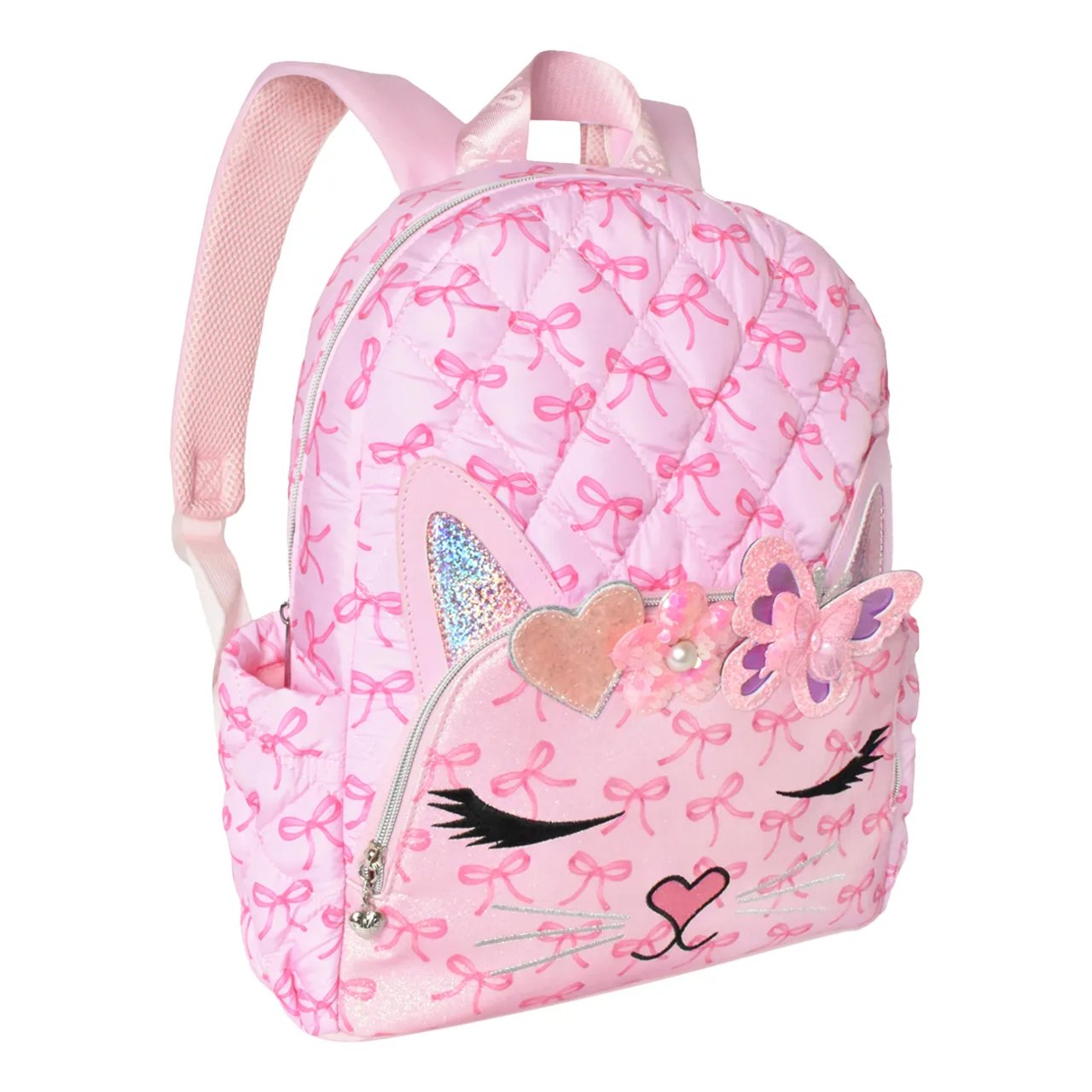 Girls' Bella Bow Quilted Large Backpack