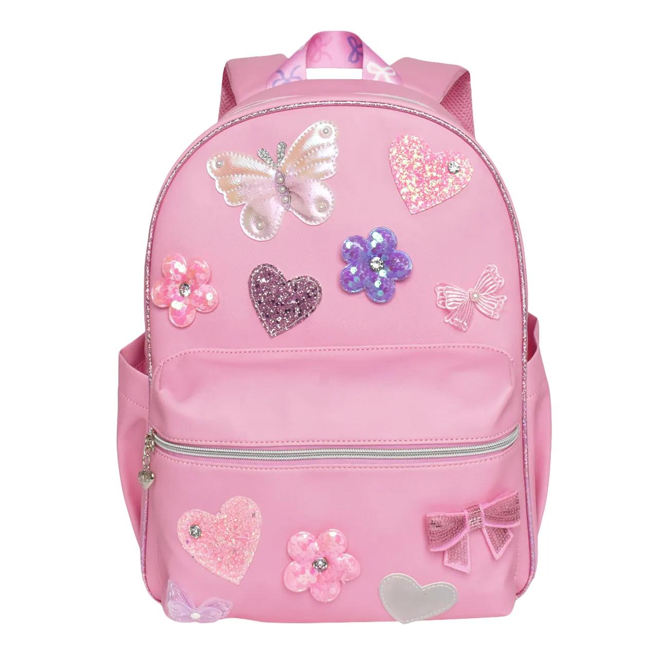 Girls' Butterfly Large Backpack