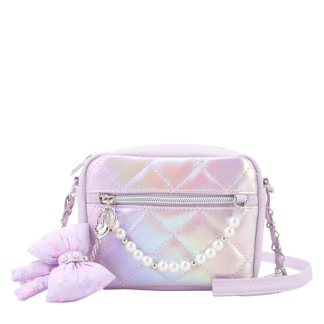 OMG Accessories Kids' Bow Rectangular Crossbody