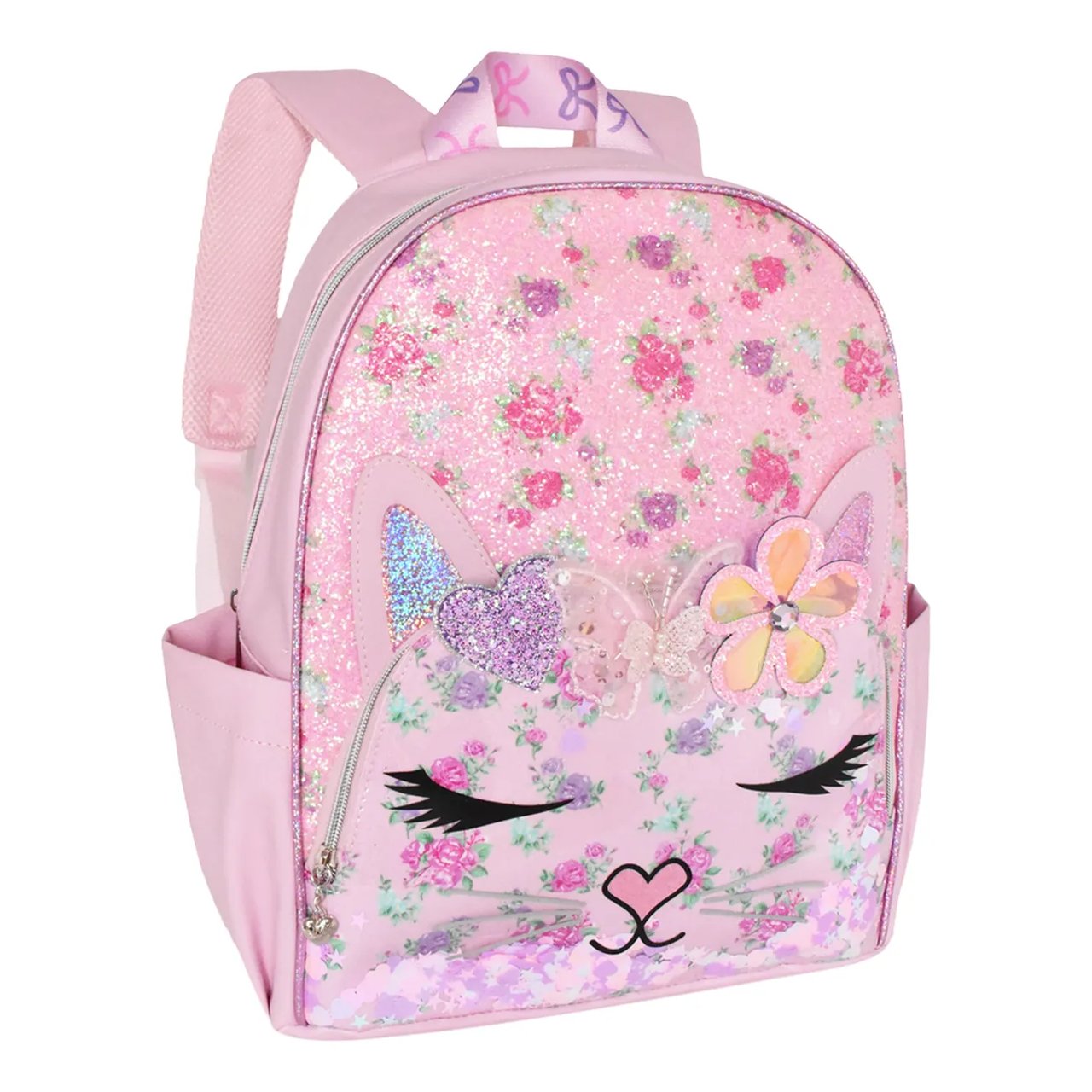 Girls' Bella Bow Quilted Large Backpack
