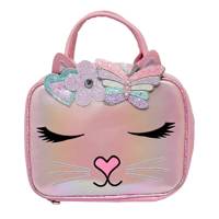 Kids' Gwen Heart Daisy Butterfly Glitter Lunch Bag MULTI view
