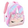 Gwen Heart Daisy Butterfly Quilted Large Backpack BUBBLEGUM view