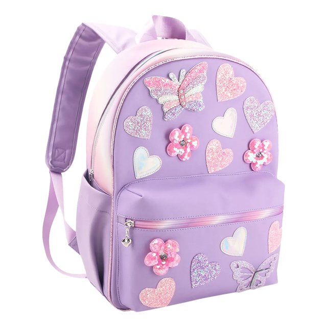Butterfly Hearts Daisy Large Backpack