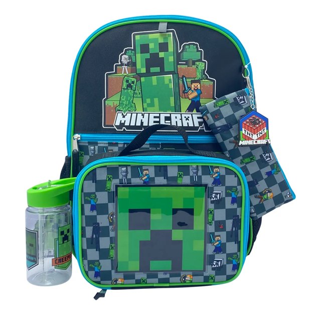 Kids' Minecraft 5-Piece Backpack Set 