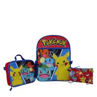 Youth Boy's Pokemon 5 Piece Backpack Set MULTI  view